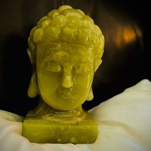 Real Jade Buddha head statue